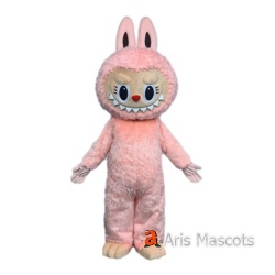 Pink Labubu Mascot